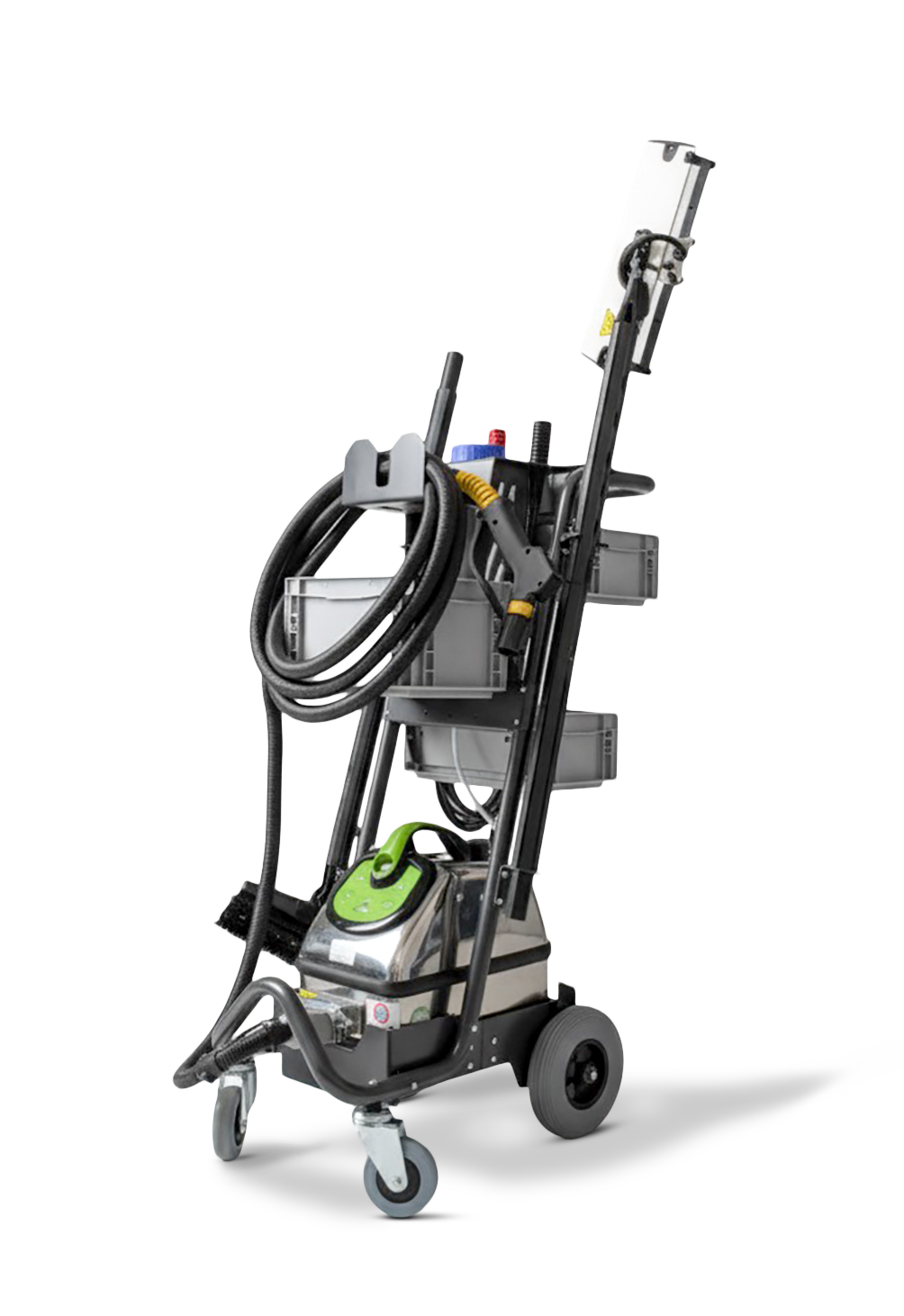 Medicleantec Micro dry steam cleaner with practical trolley AirGo